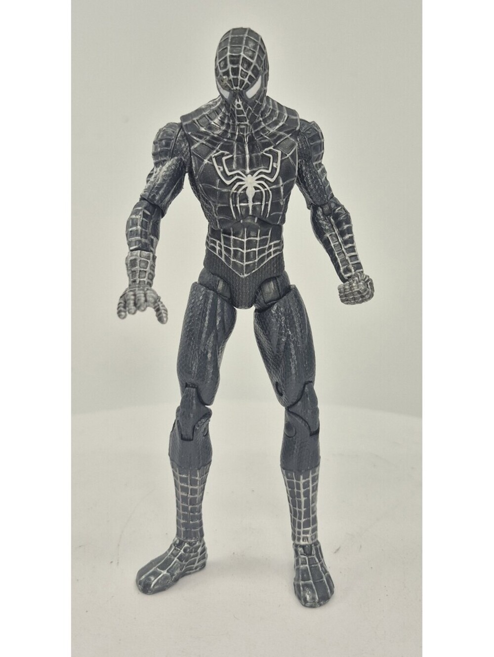 Hasbro 2007 Spider-Man 3 Black Suit Symbiote Figure Sandman BAF Wave Action Fig